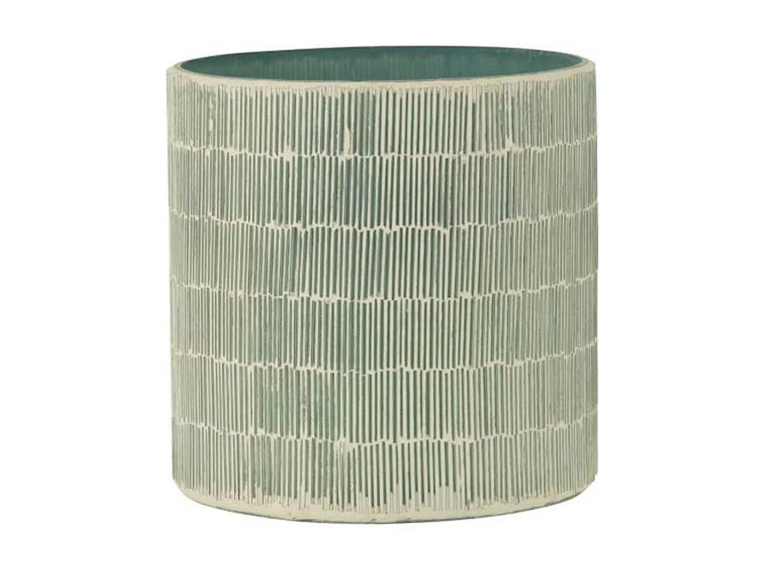 Photophore Déco en Verre "Mosaïque" 16cm Gris