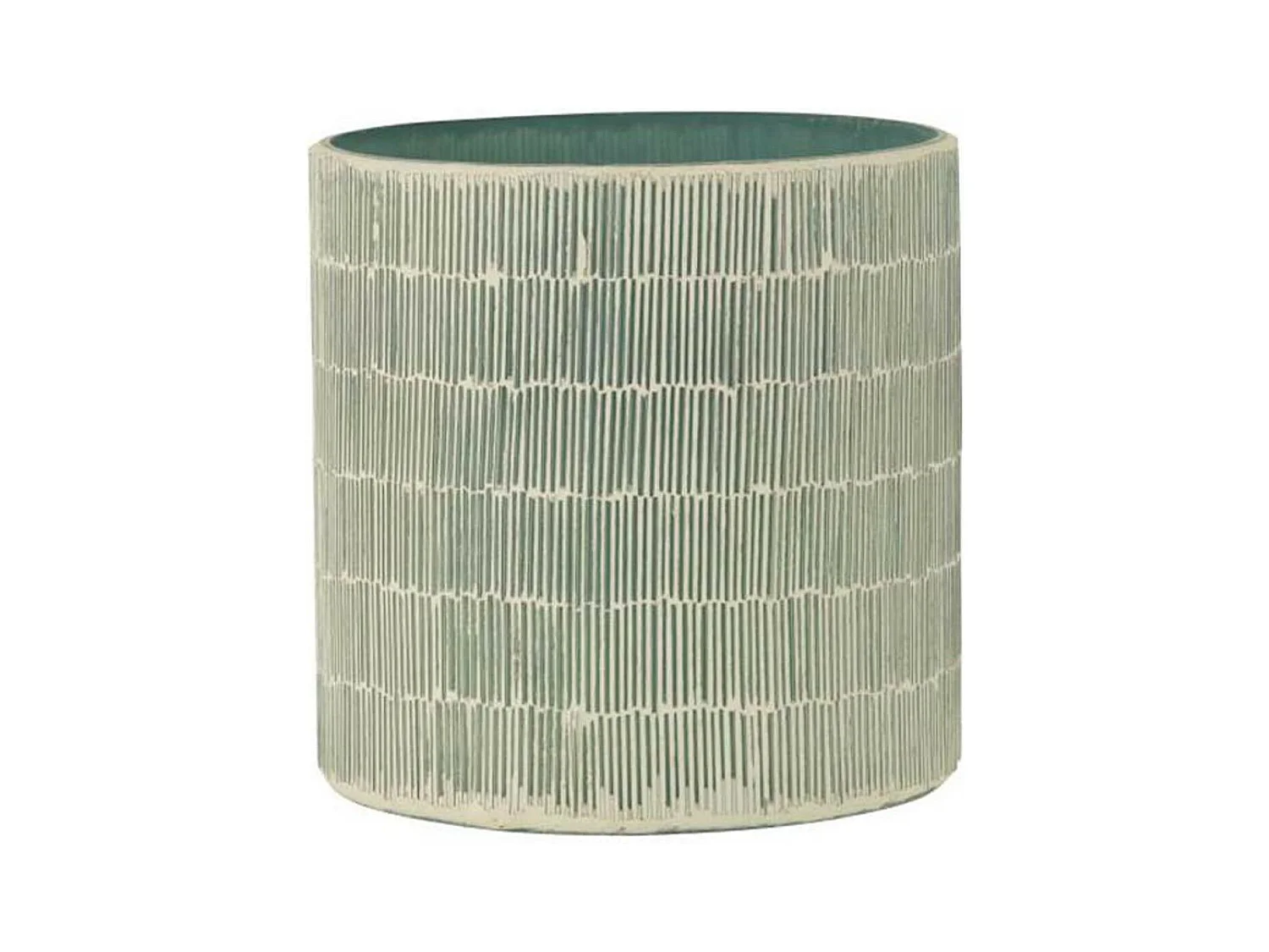 Photophore Déco en Verre "Mosaïque" 16cm Gris