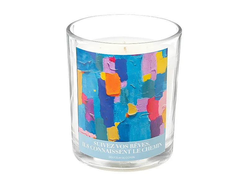 Bougie Parfumée "Jomy" 200g Douceur de Coton