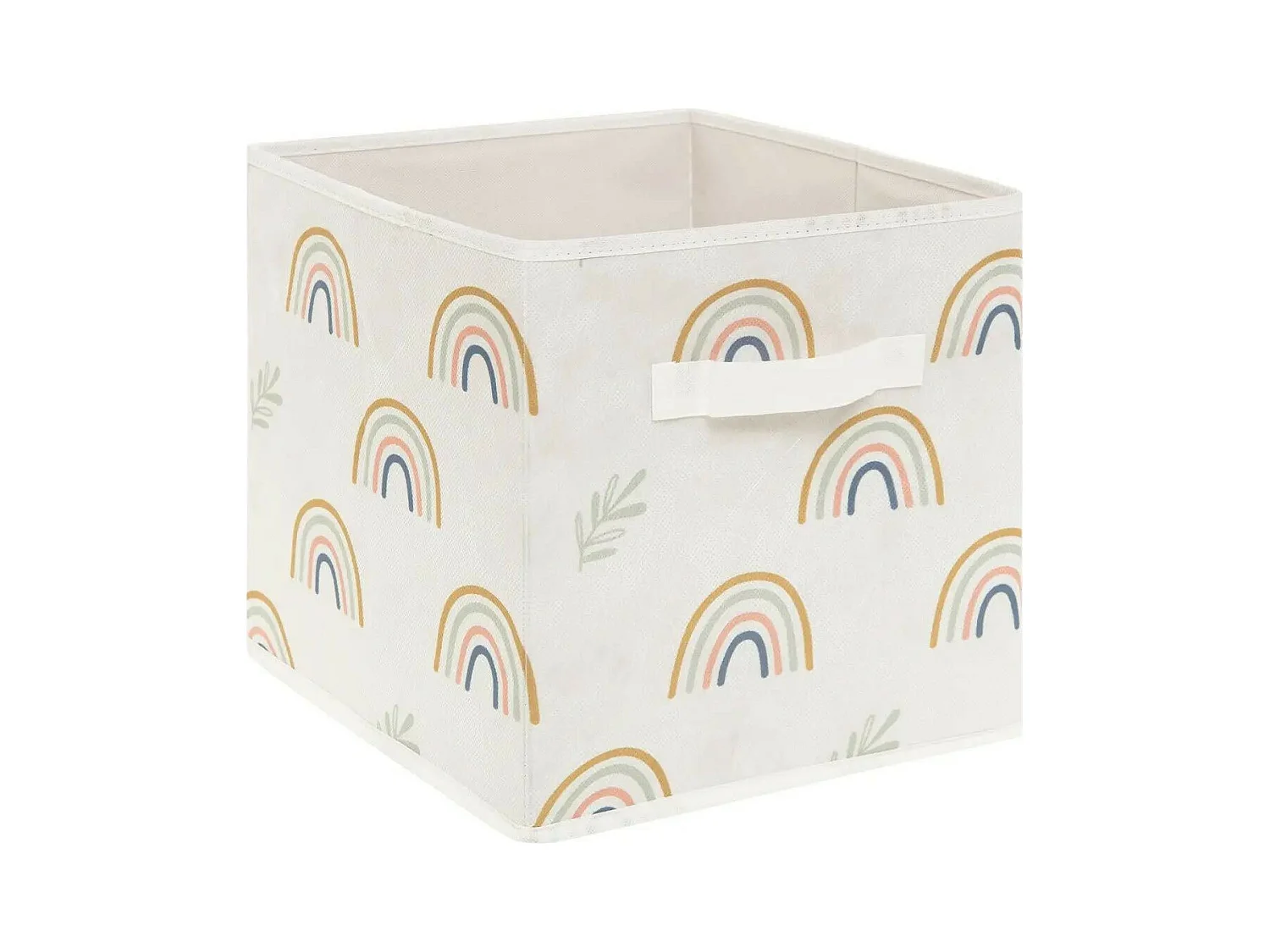 Lot de 2 Boîtes de Rangement "Arc-en-Ciel" 29cm Vert