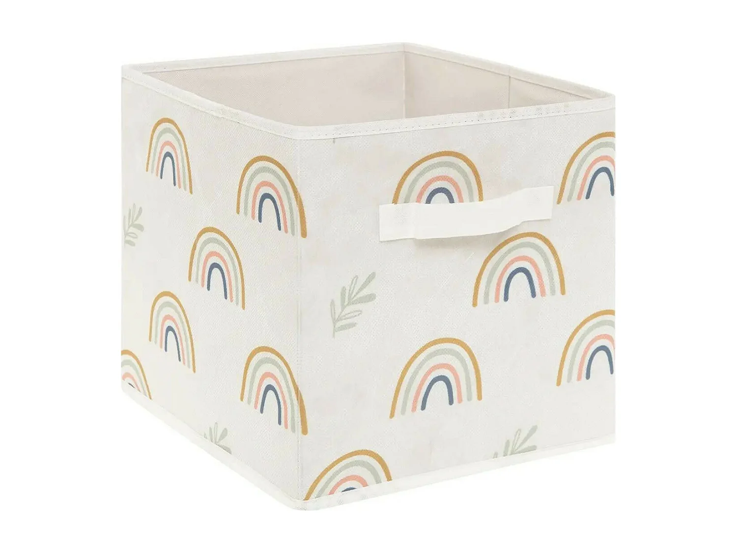 Lot de 2 Boîtes de Rangement "Arc-en-Ciel" 29cm Vert