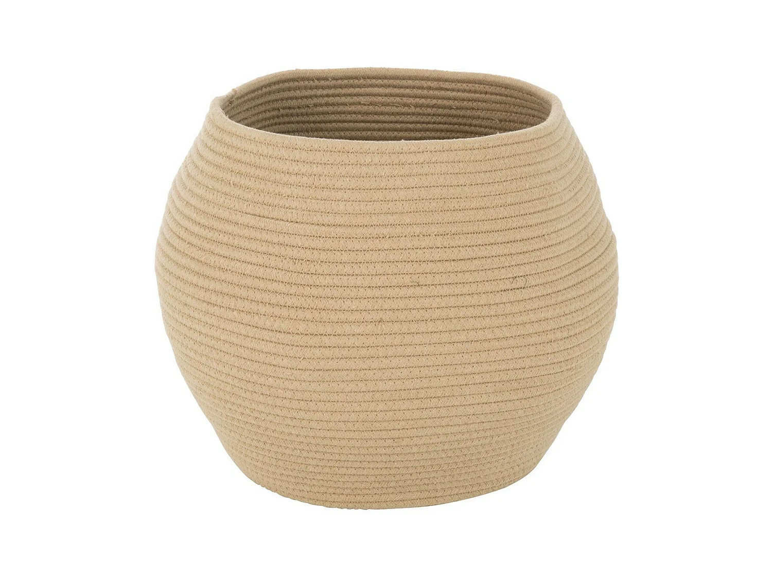 Panier de Rangement Rond "Oseo" 58cm Beige