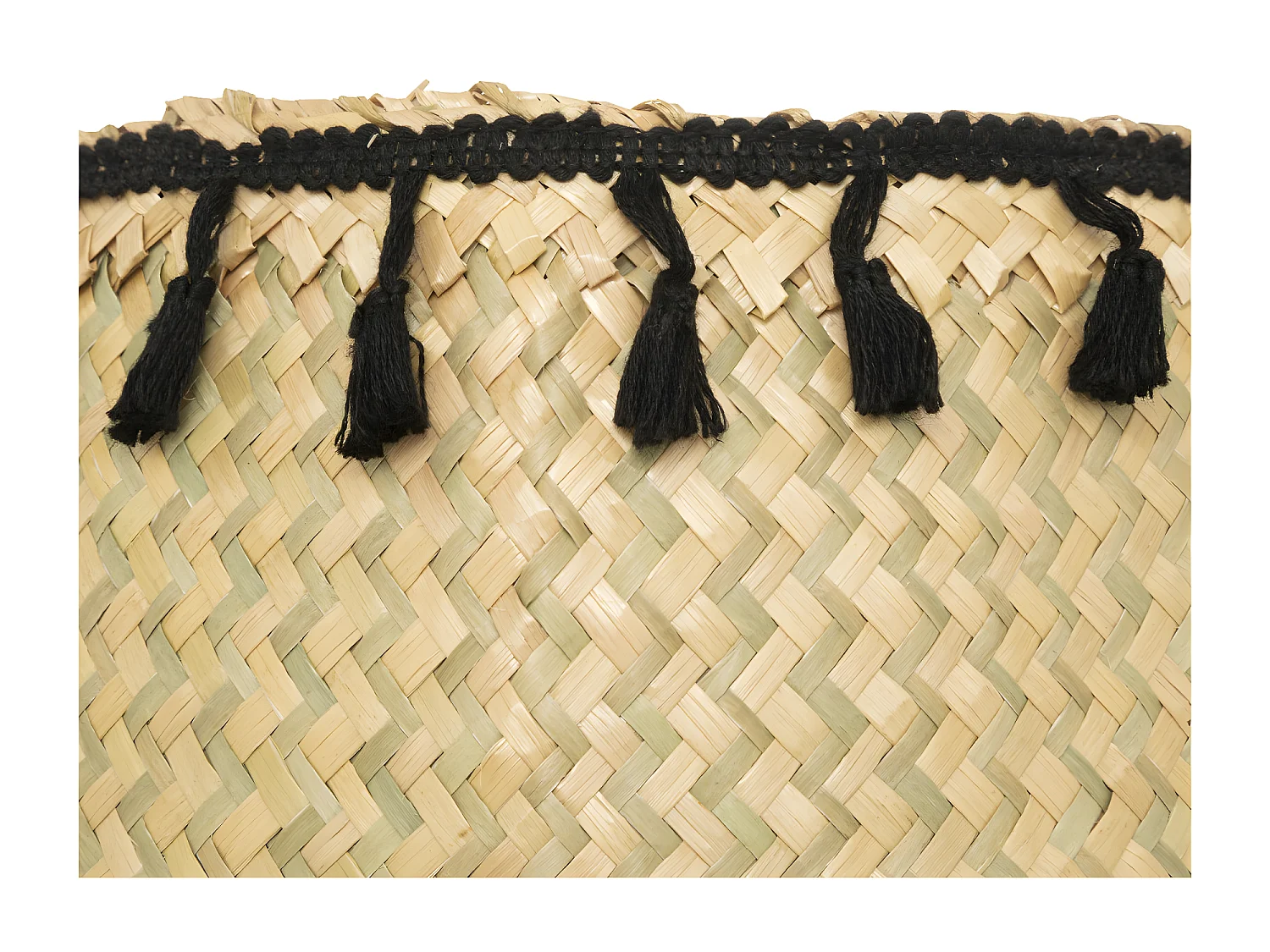 Panier à Pompons Pliable "Alina" 37cm Beige