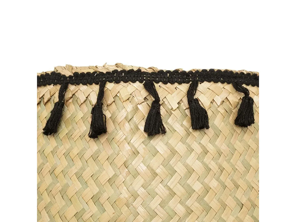 Panier à Pompons Pliable "Alina" 37cm Beige