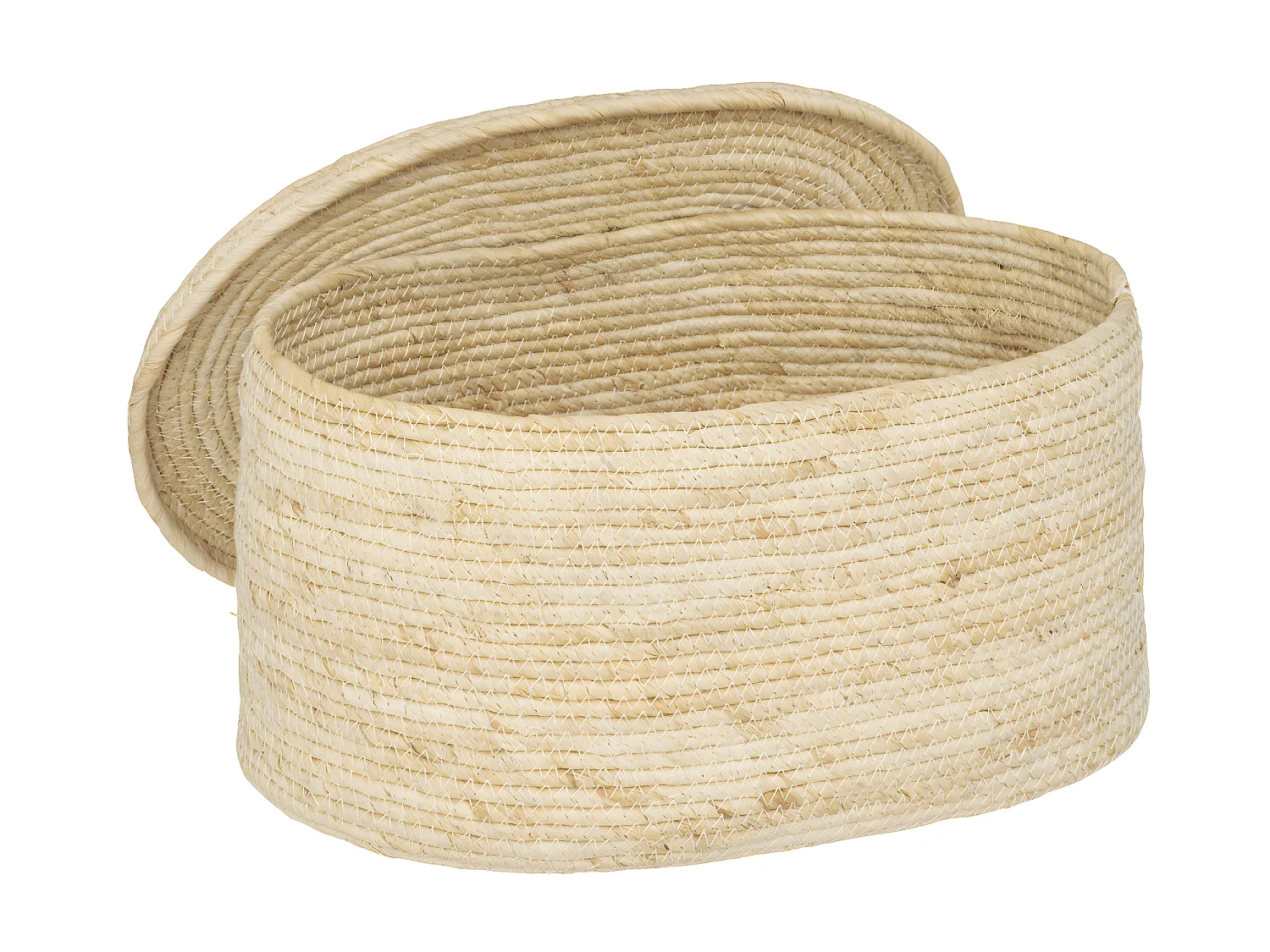 Lot de 2 Paniers de Rangement "Rivi" 50cm Beige