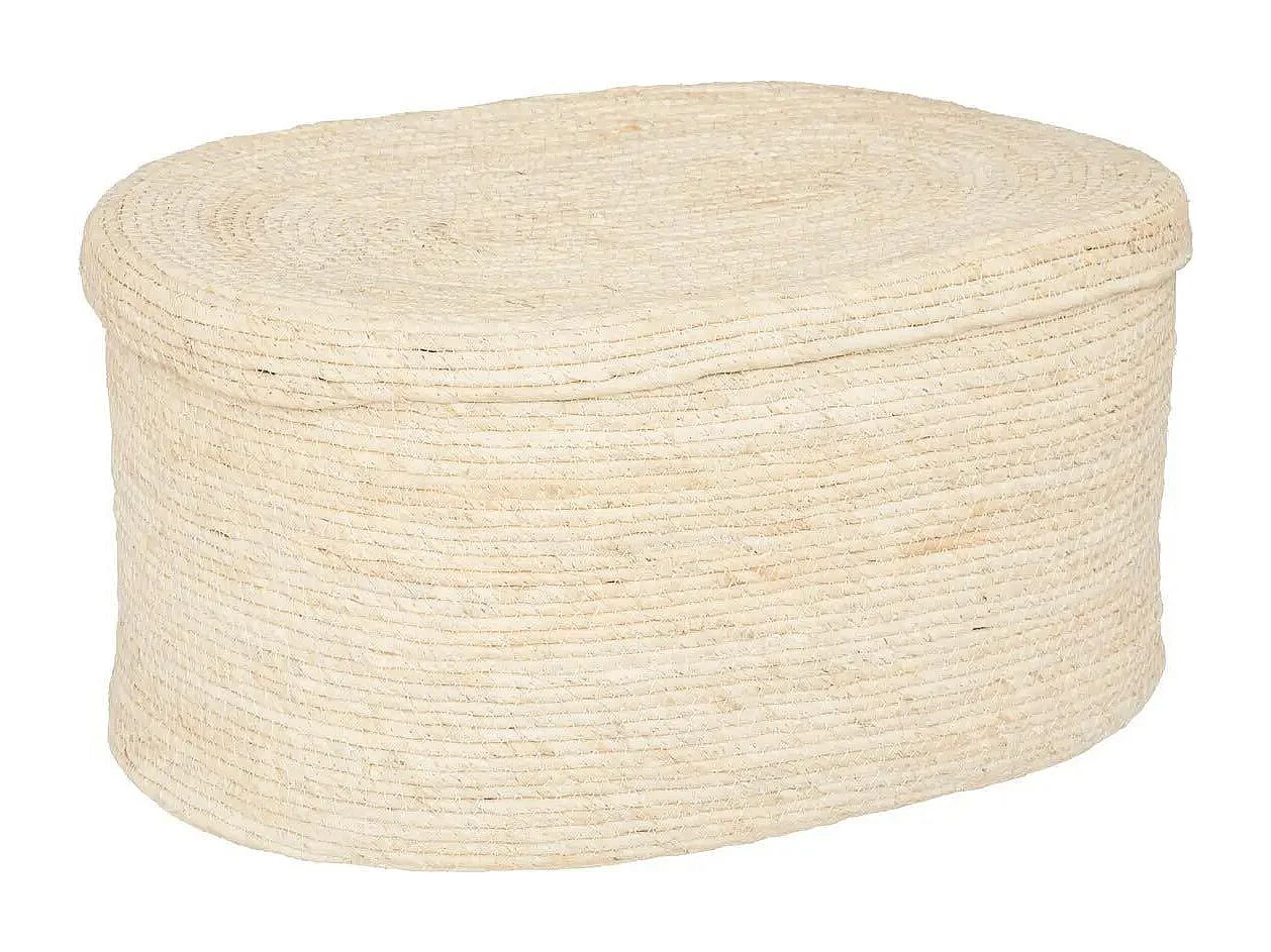 Lot de 2 Paniers de Rangement "Rivi" 50cm Beige