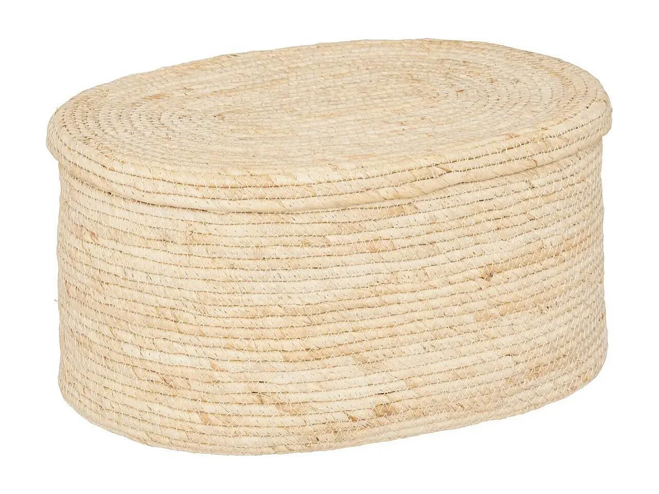 Lot de 2 Paniers de Rangement "Rivi" 50cm Beige