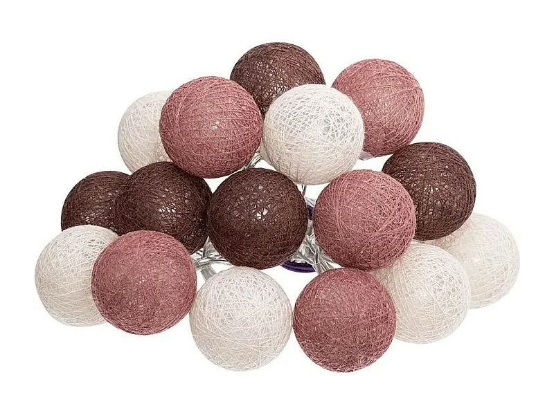 Guirlande Led 16 Boules "Dune" 255cm Multicolore