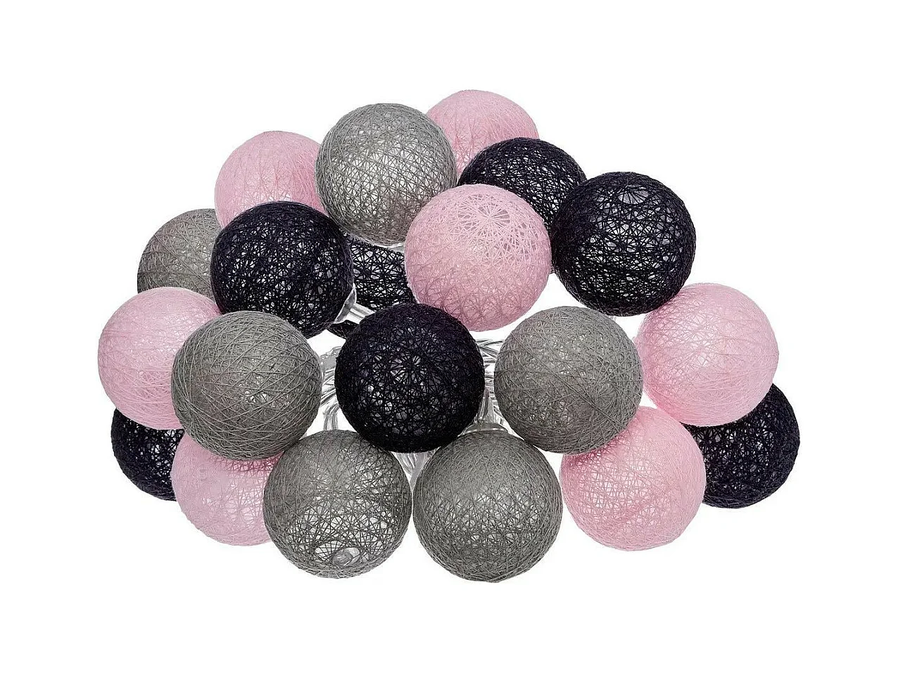 Guirlande Led 20 Boules "Pinky" 435cm Multicolore