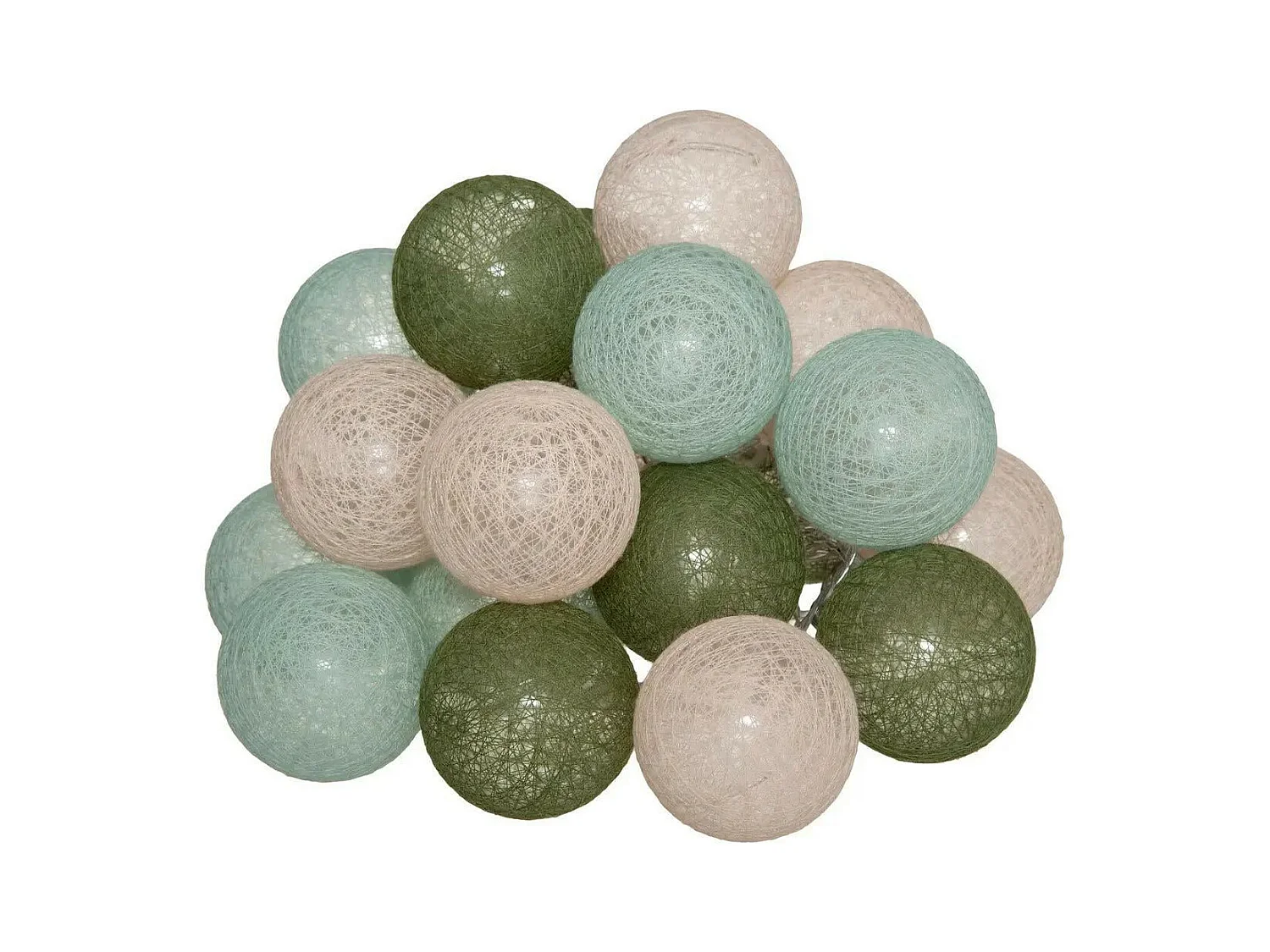 Guirlande Led 20 Boules "Army" 435cm Multicolore