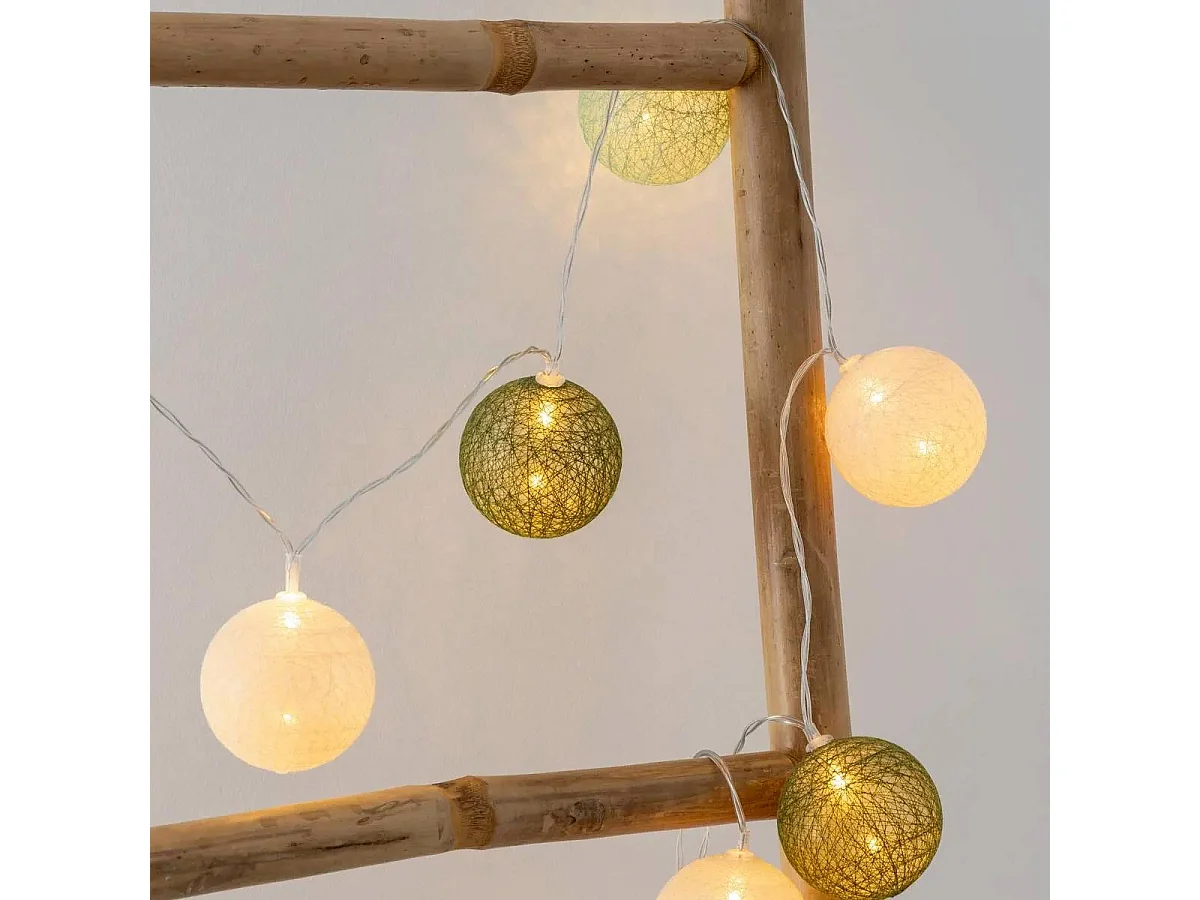 Guirlande Led 20 Boules "Army" 435cm Multicolore