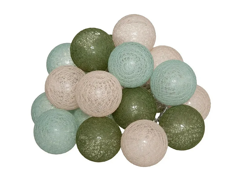 Guirlande Led 20 Boules "Army" 435cm Multicolore