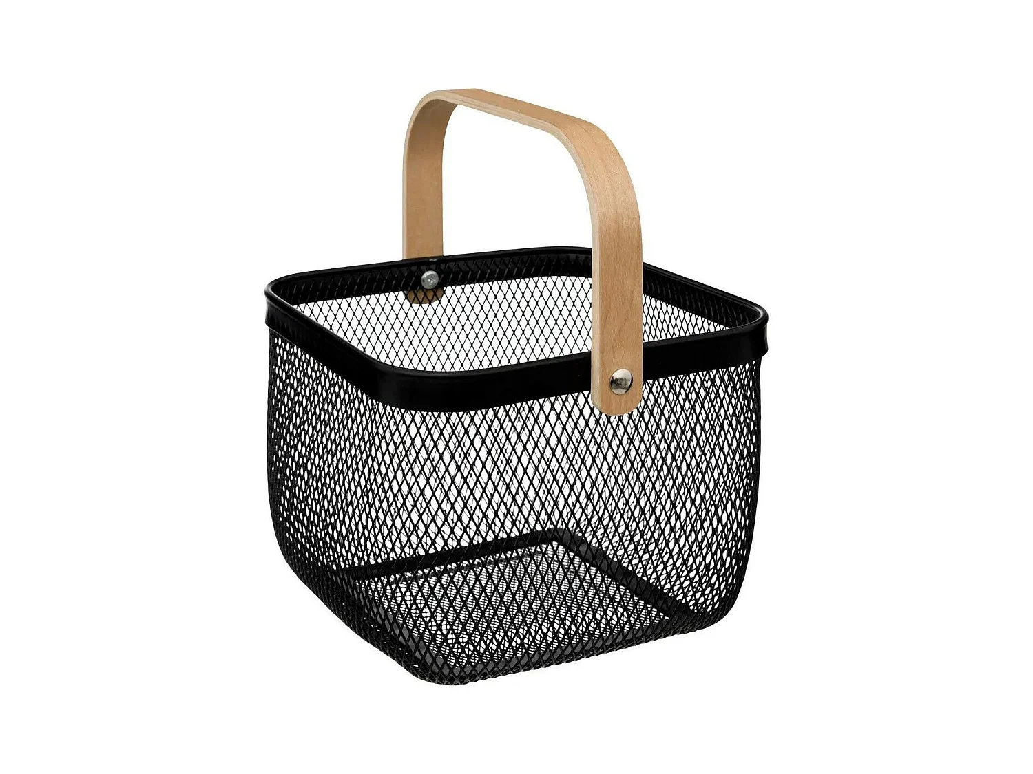 Corbeille à Fruits Avec Anse "Mayaj" 26cm Noir