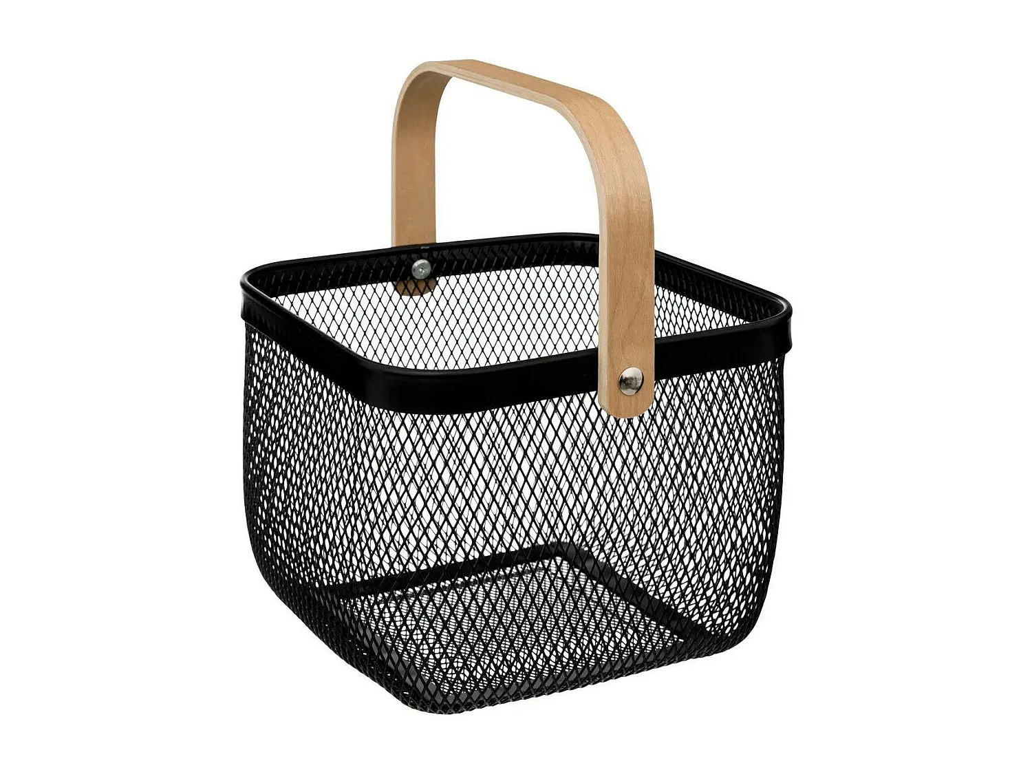 Corbeille à Fruits Avec Anse "Mayaj" 26cm Noir