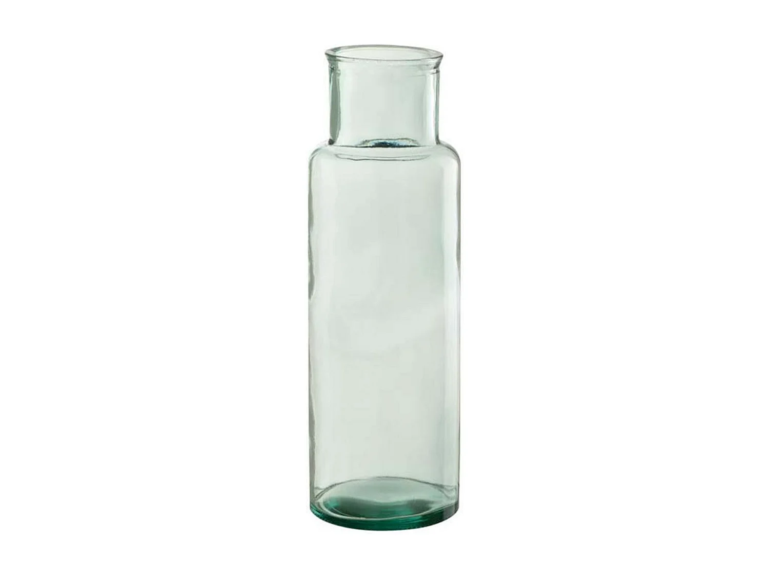 Vase Cylindrique Déco "Recyclé" 44cm Transparent