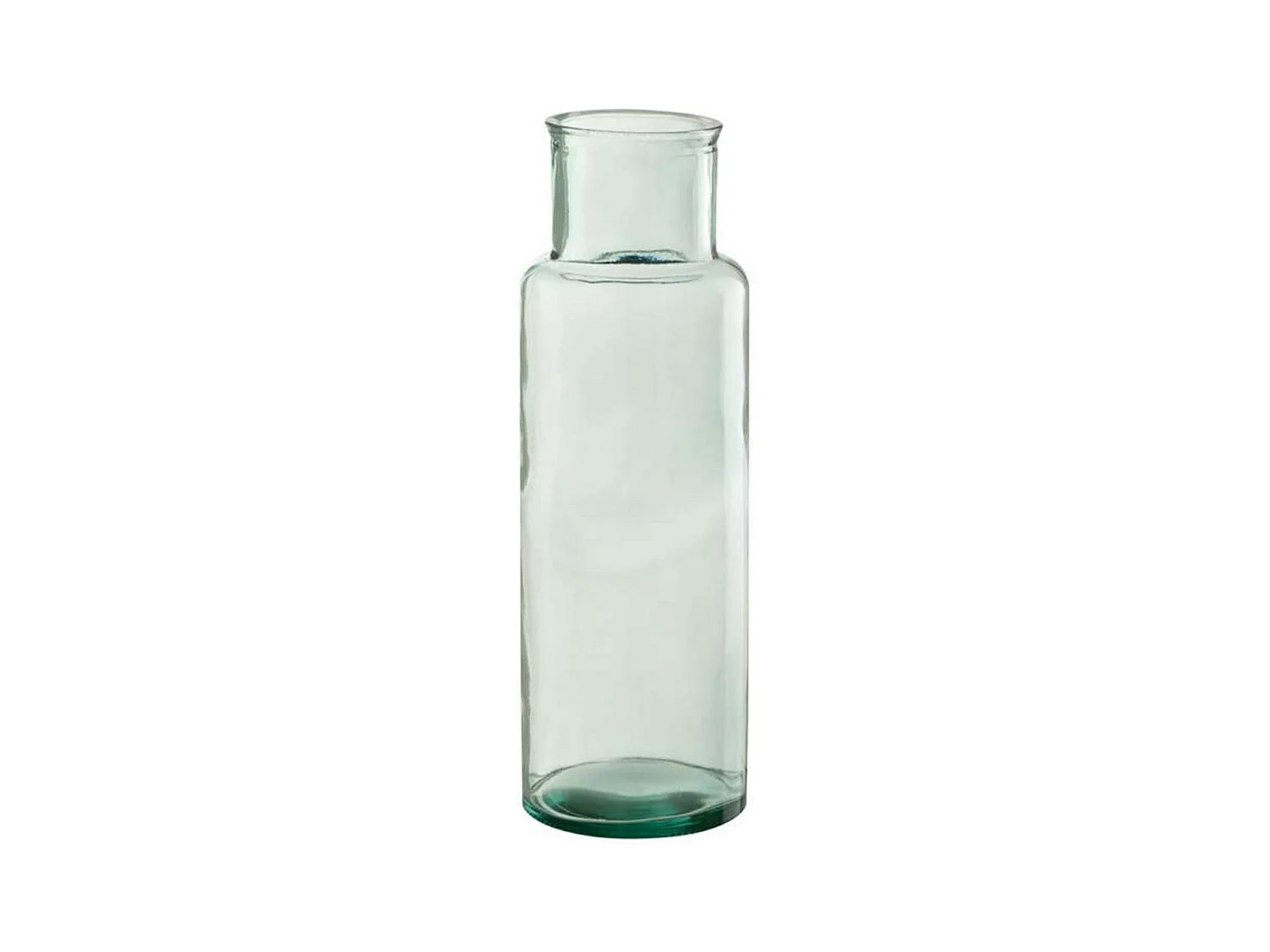 Vase Cylindrique Déco "Recyclé" 44cm Transparent