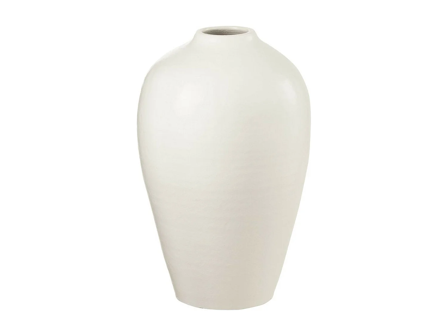 Vase Déco Poterie "Ying" 35cm Blanc