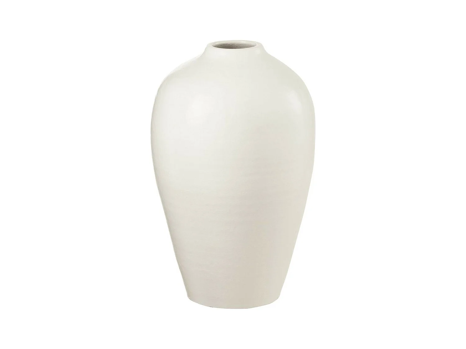 Vase Déco Poterie "Ying" 35cm Blanc