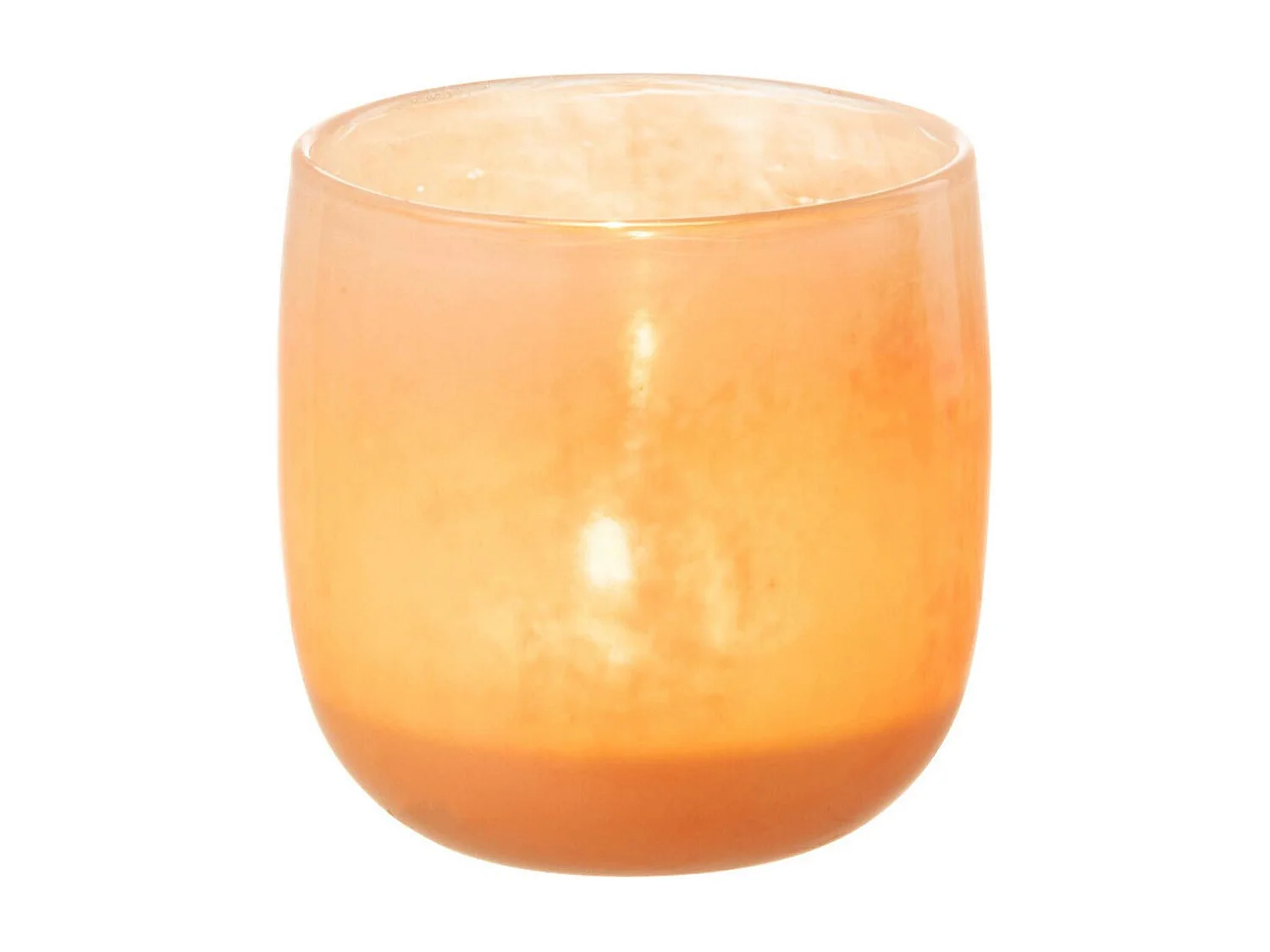 Vase Design en Verre "Corrie" 10cm Corail