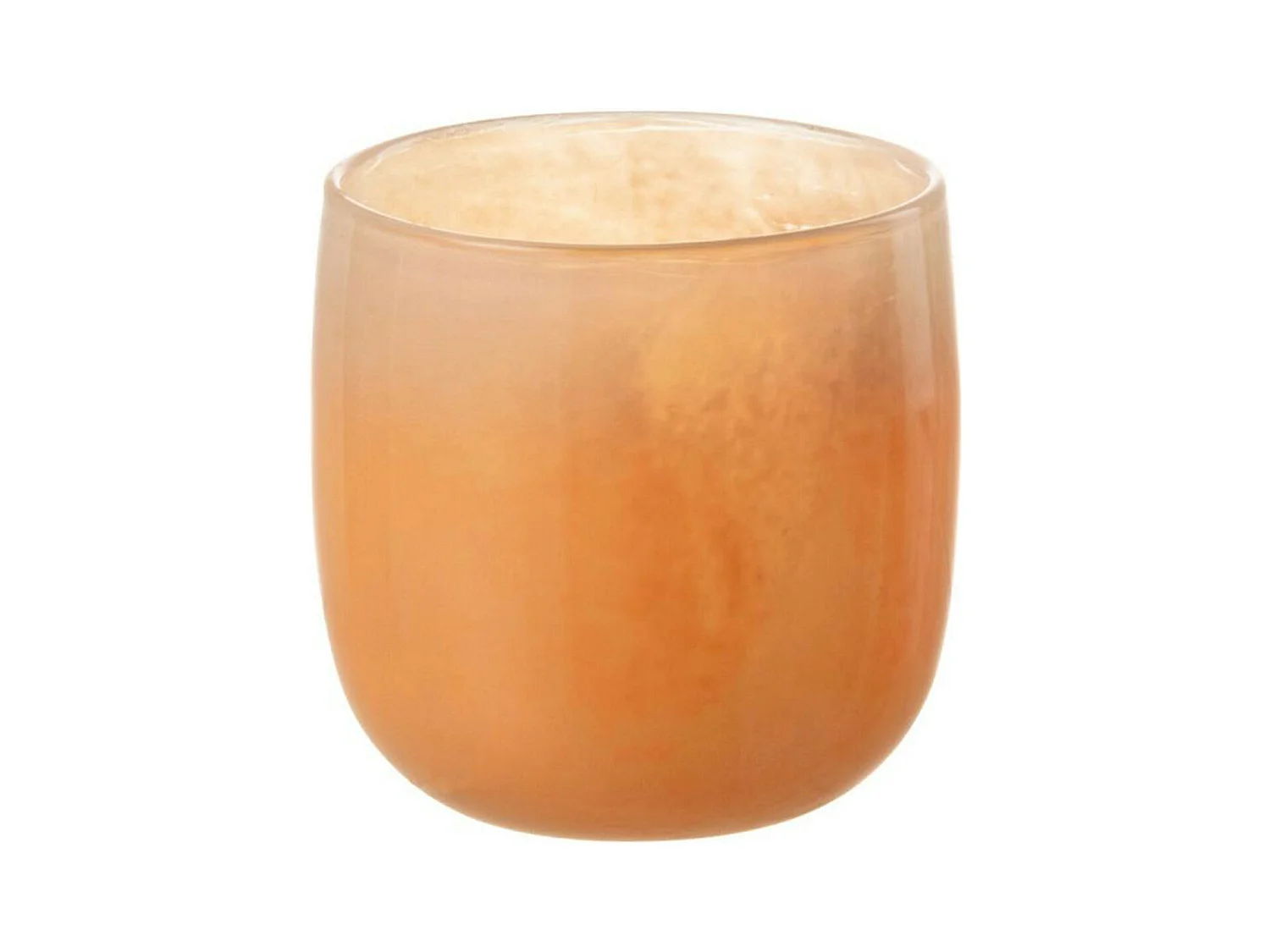 Vase Design en Verre "Corrie" 10cm Corail