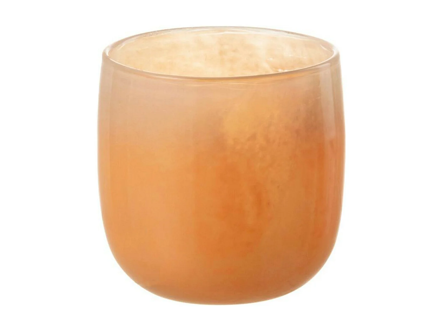 Vase Design en Verre "Corrie" 10cm Corail