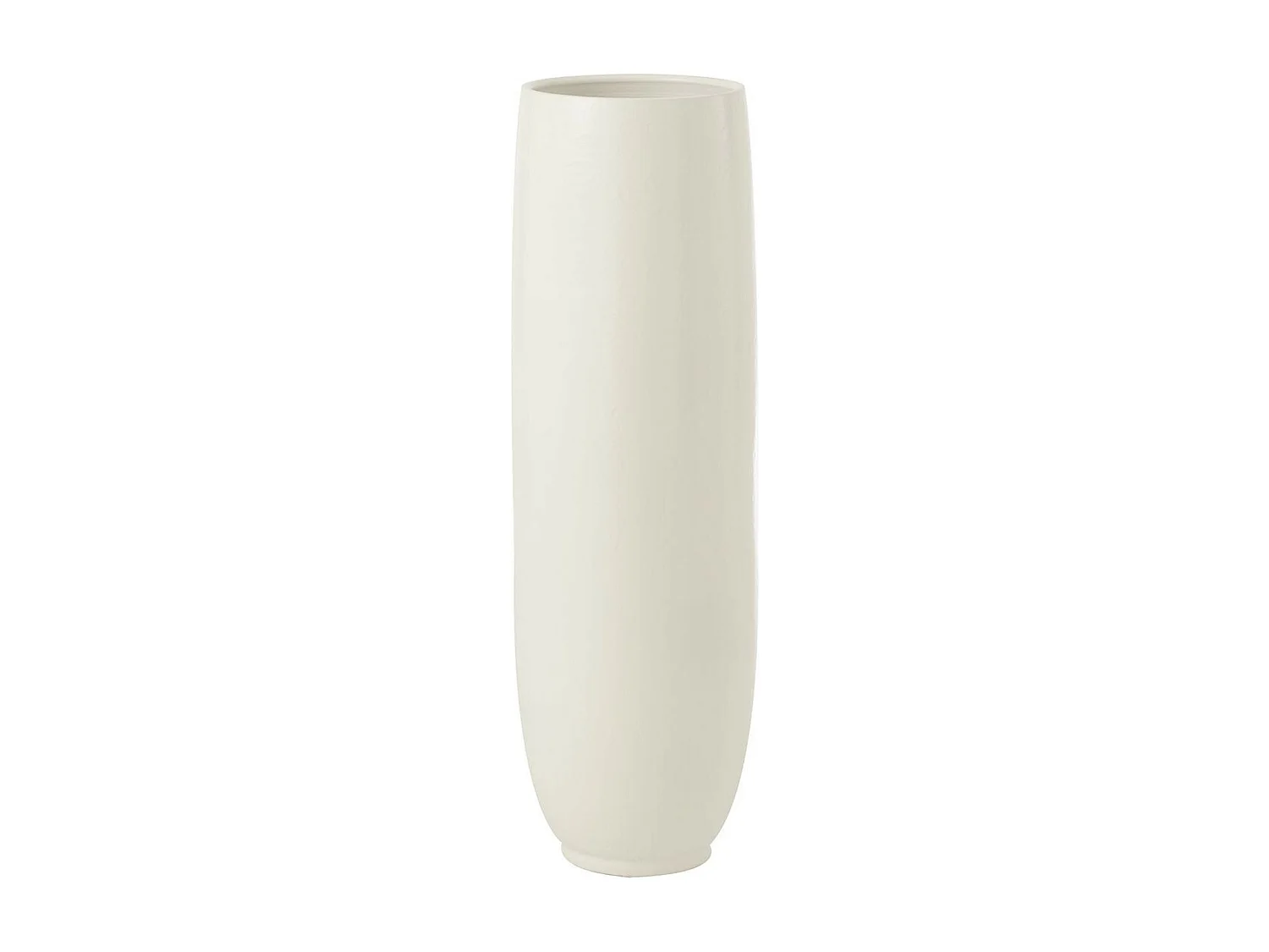 Vase Déco Poterie "Ying" 92cm Blanc