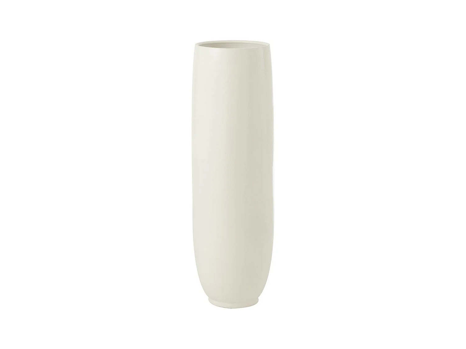 Vase Déco Poterie "Ying" 92cm Blanc