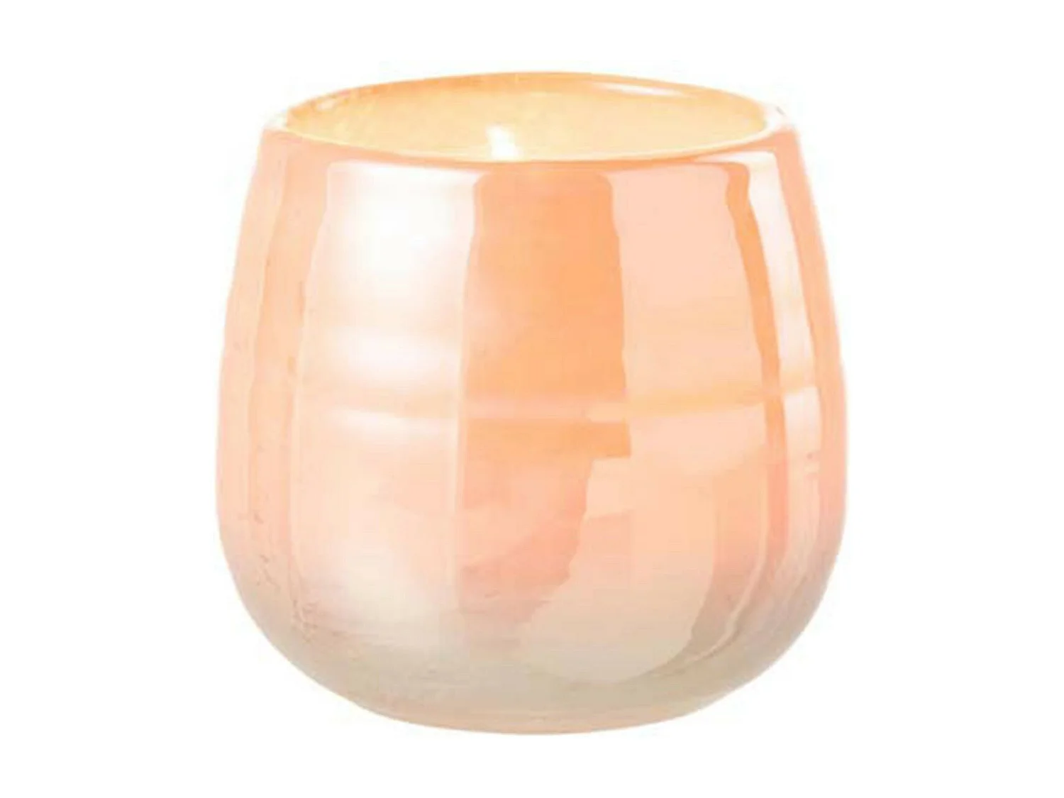 Vase Design en Verre "Juliette" 11cm Orange & Rose
