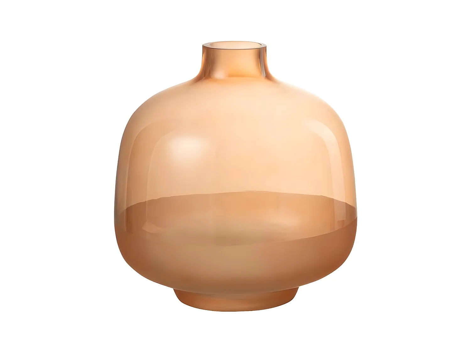 Vase Design en Verre "Hany" 18cm Pêche