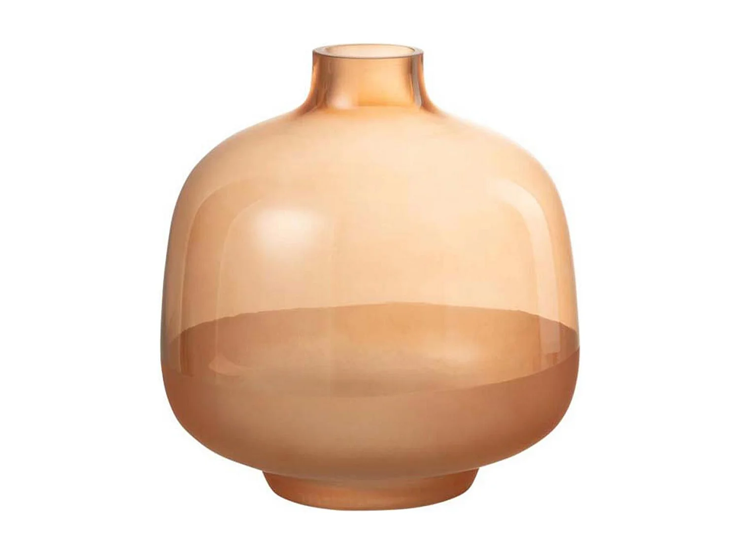 Vase Design en Verre "Hany" 18cm Pêche