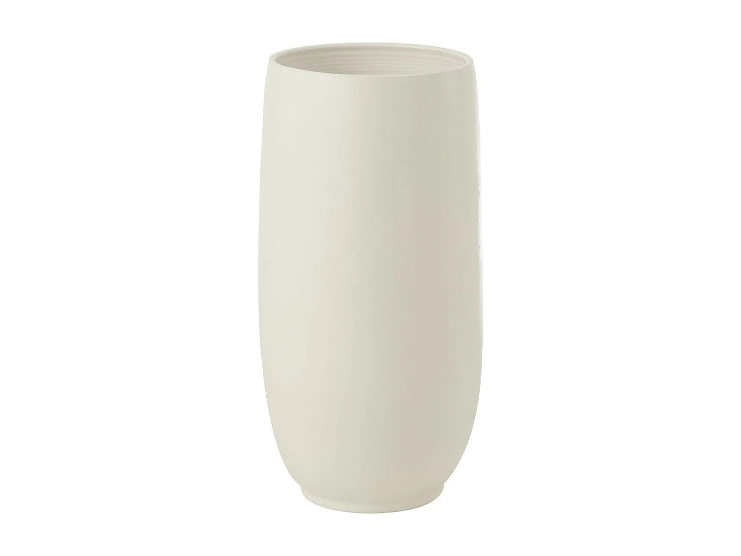Vase Déco Poterie "Ying" 71cm Blanc