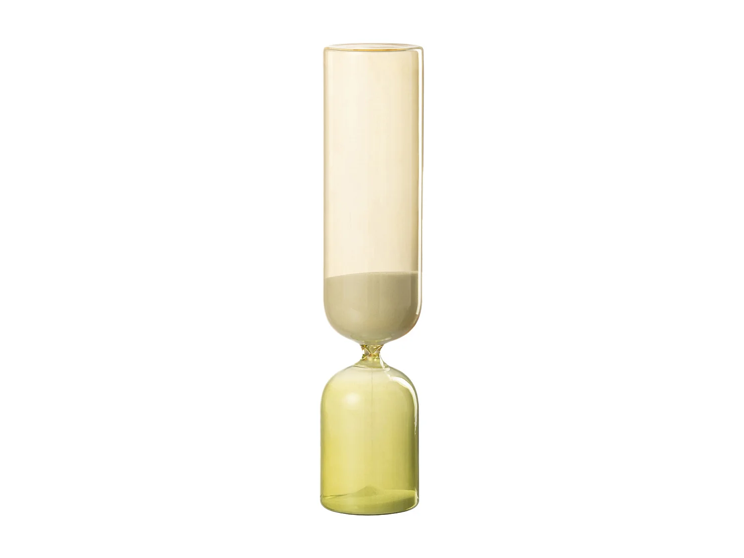 Sablier Design en Verre "Minutes" 30cm Vert