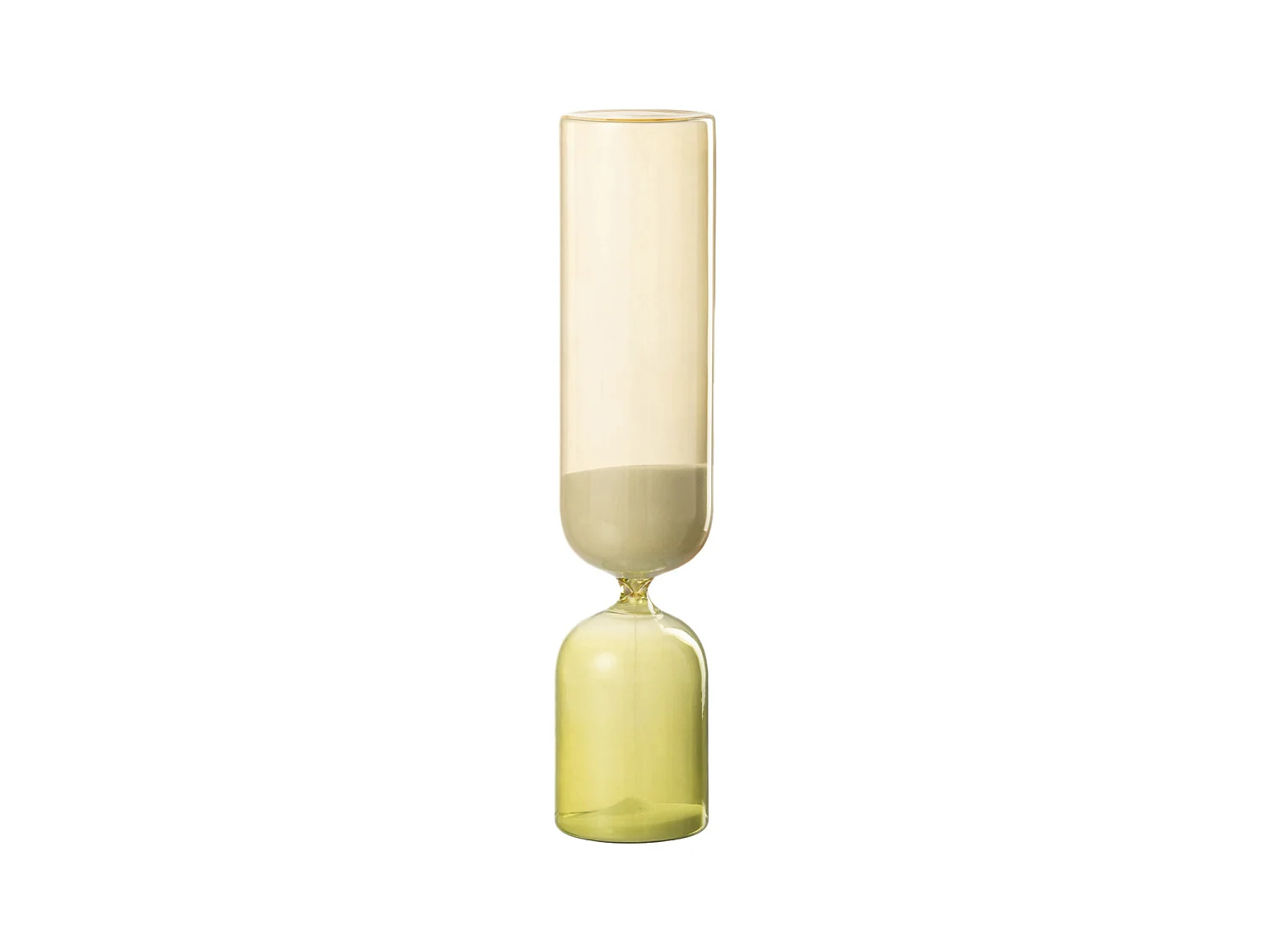 Sablier Design en Verre "Minutes" 30cm Vert