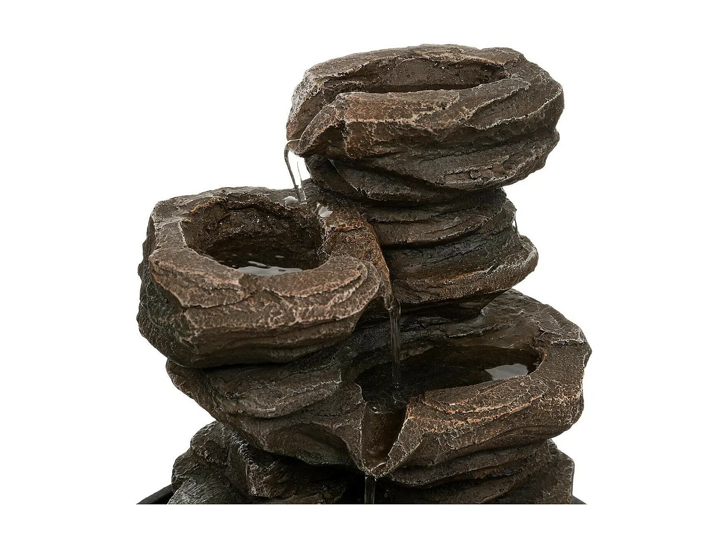 Fontaine Design "Sharmila" 22cm Noir & Naturel