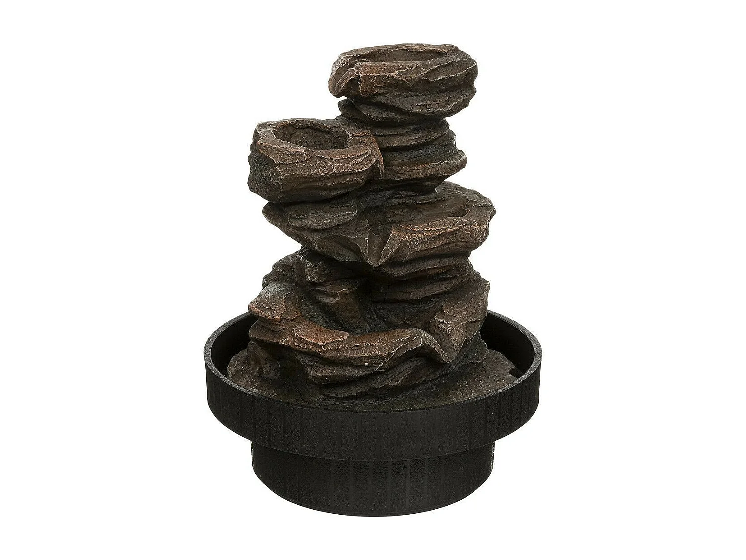 Fontaine Design "Sharmila" 22cm Noir & Naturel