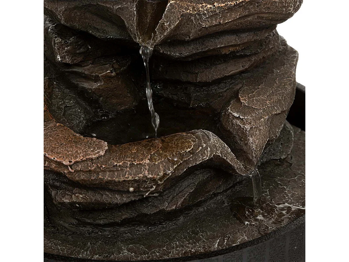 Fontaine Design "Sharmila" 22cm Noir & Naturel