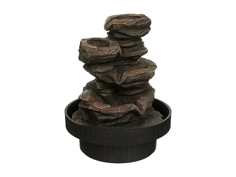 Fontaine Design "Sharmila" 22cm Noir & Naturel