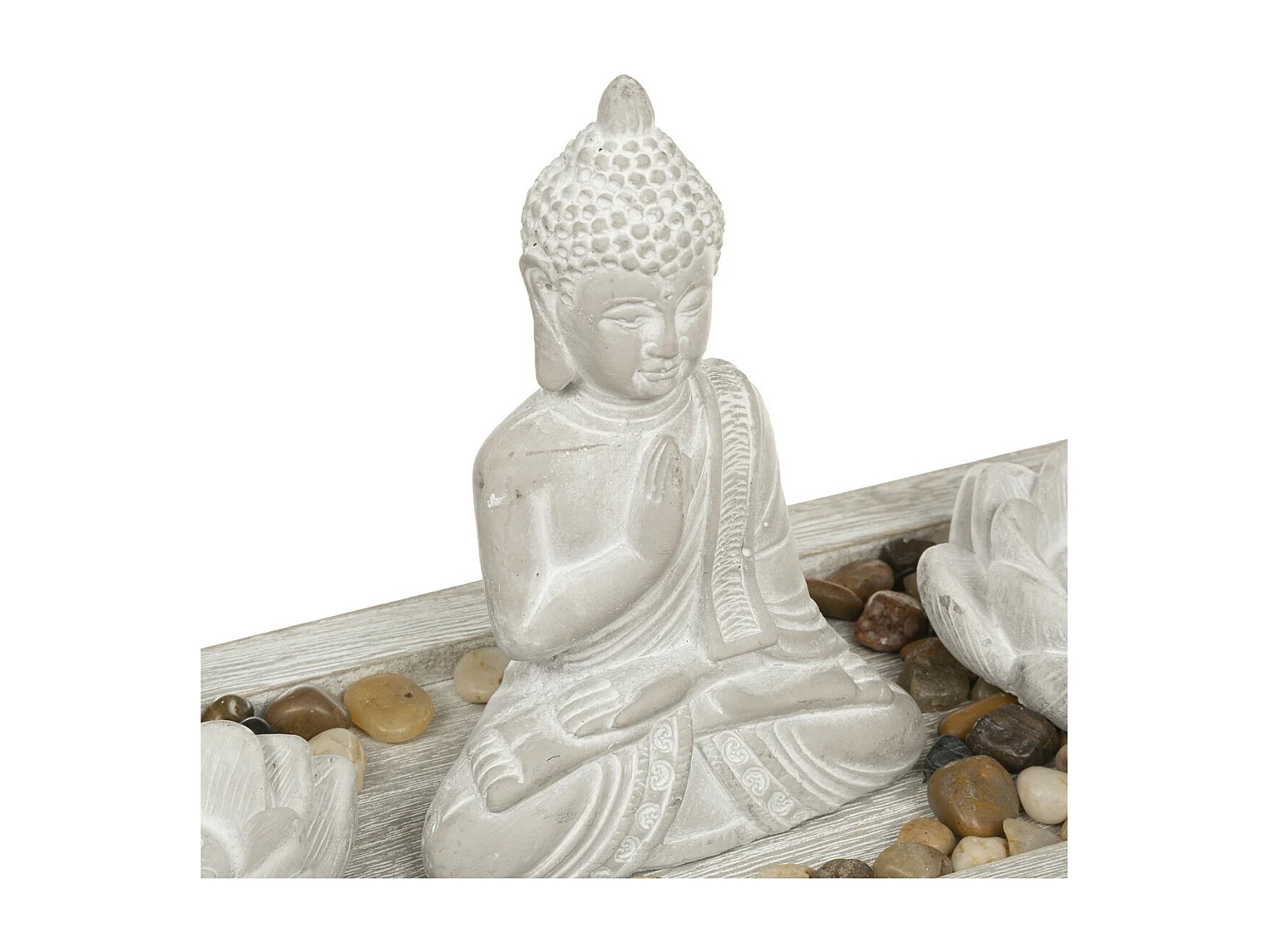 Jardin Zen Déco "Padmavati" 34cm Gris