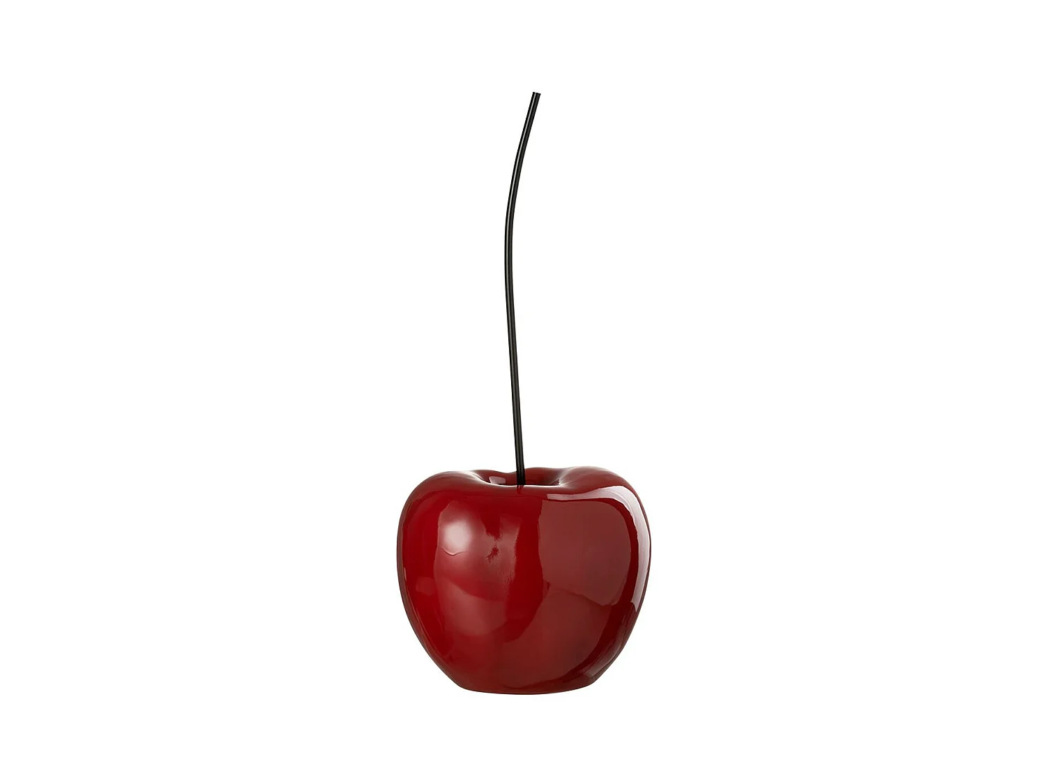 Cerise Déco en Résine "Cherry" 56cm Rouge