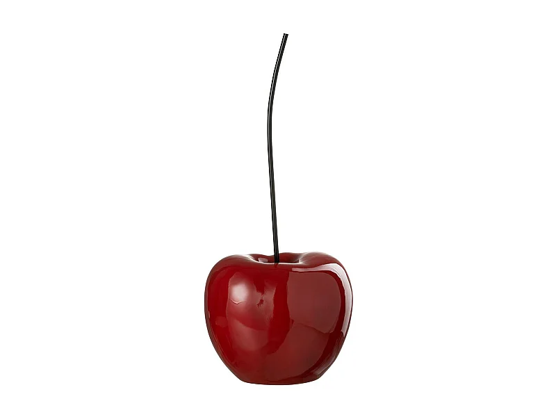 Cerise Déco en Résine "Cherry" 56cm Rouge