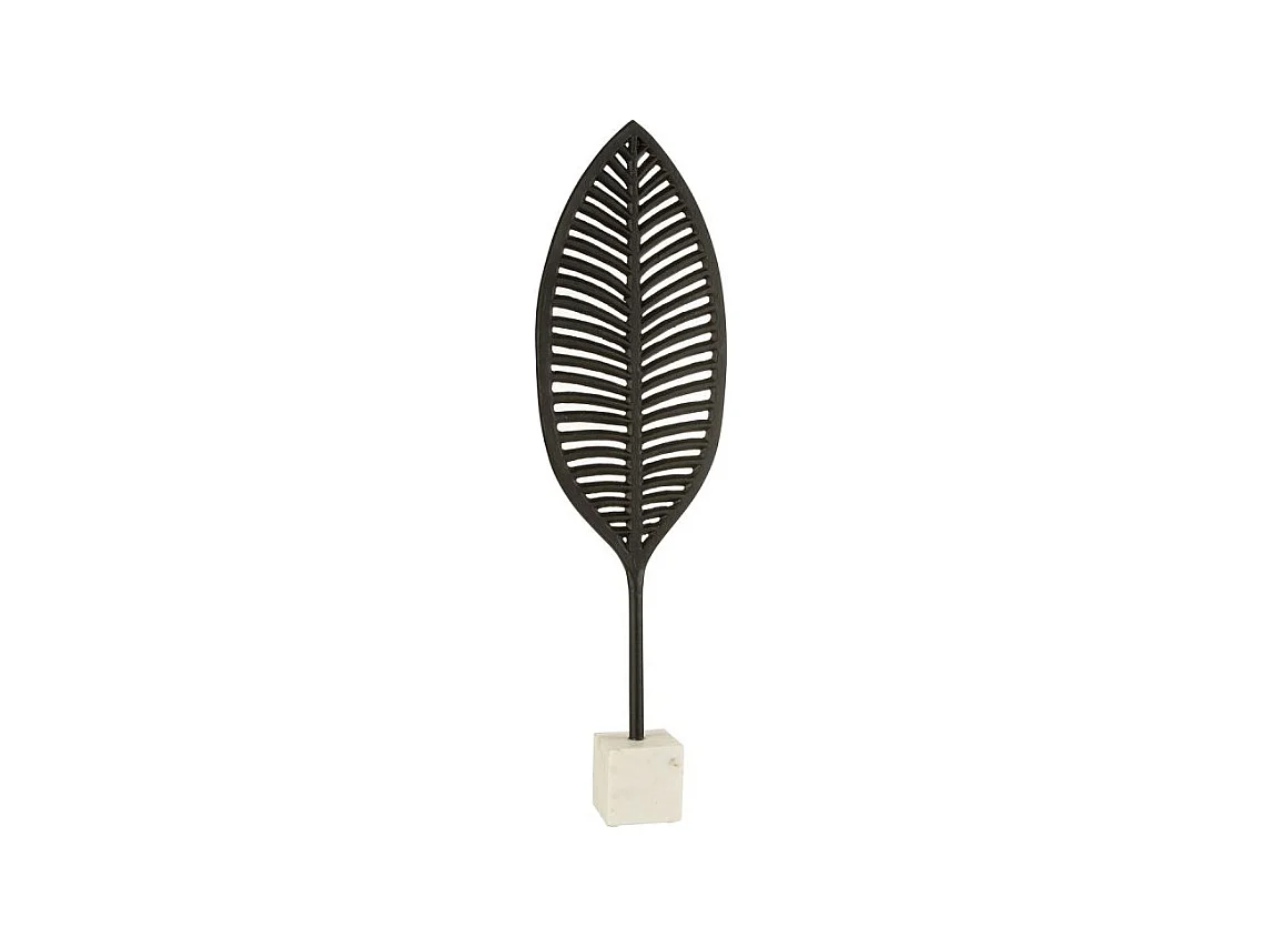 Feuille Fine Déco Design "Julia" 71cm Noir