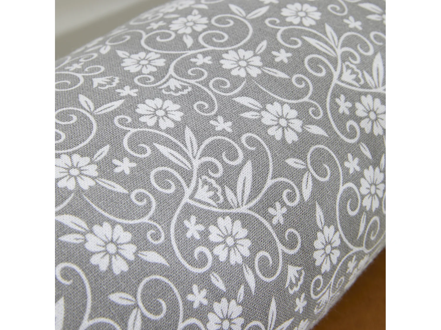 Coussin tube 100% coton. M/HomeGris.06 15x45cm