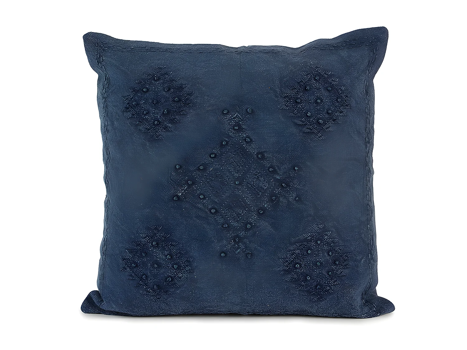 Yuki Katoenen Kussenhoes 45x45 Navy