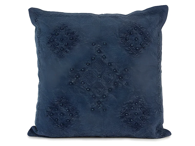 Fodera per cuscino in cotone Yuki 45x45 Navy
