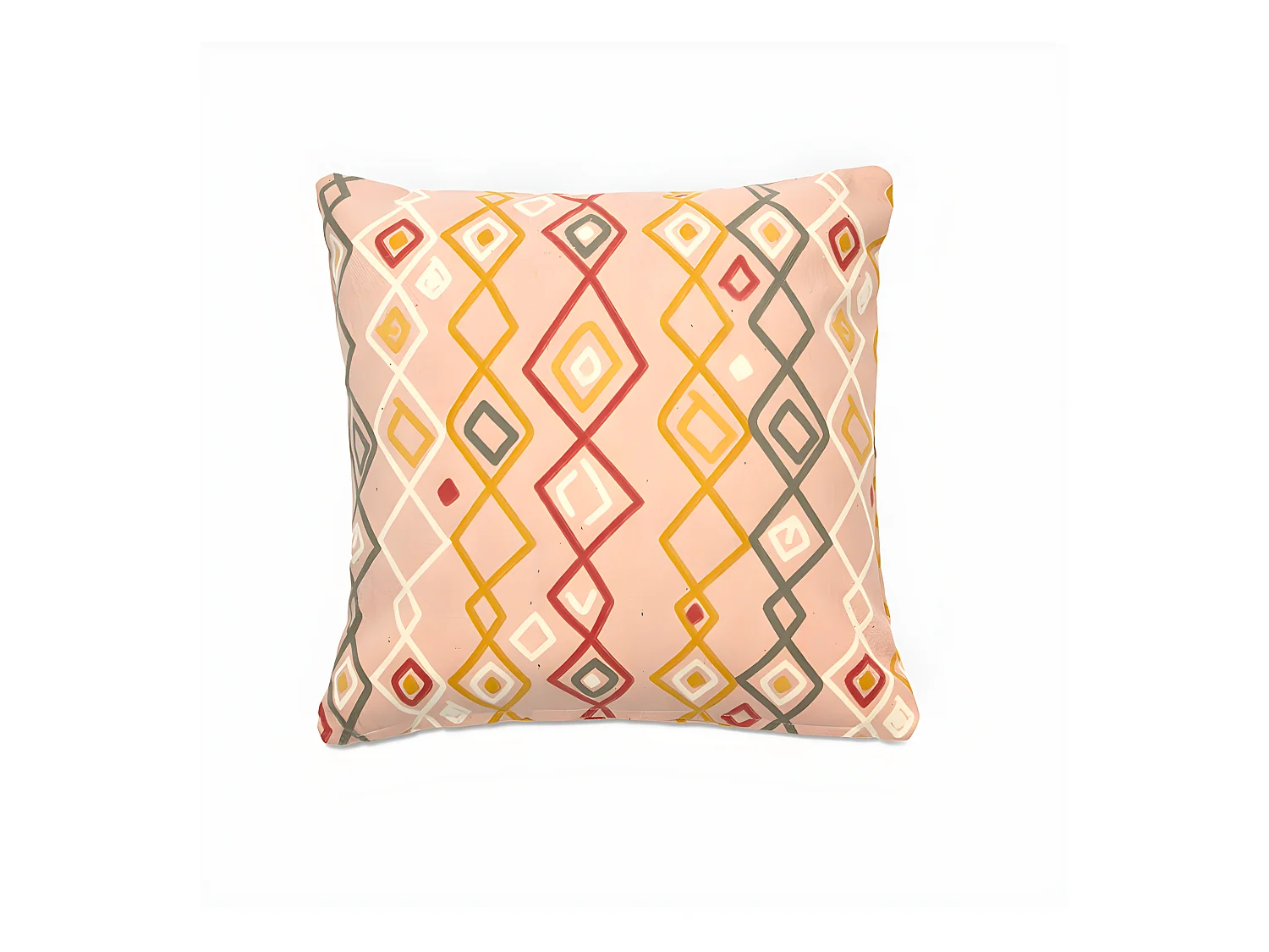 Housse de coussin en coton imprimé M/Abba