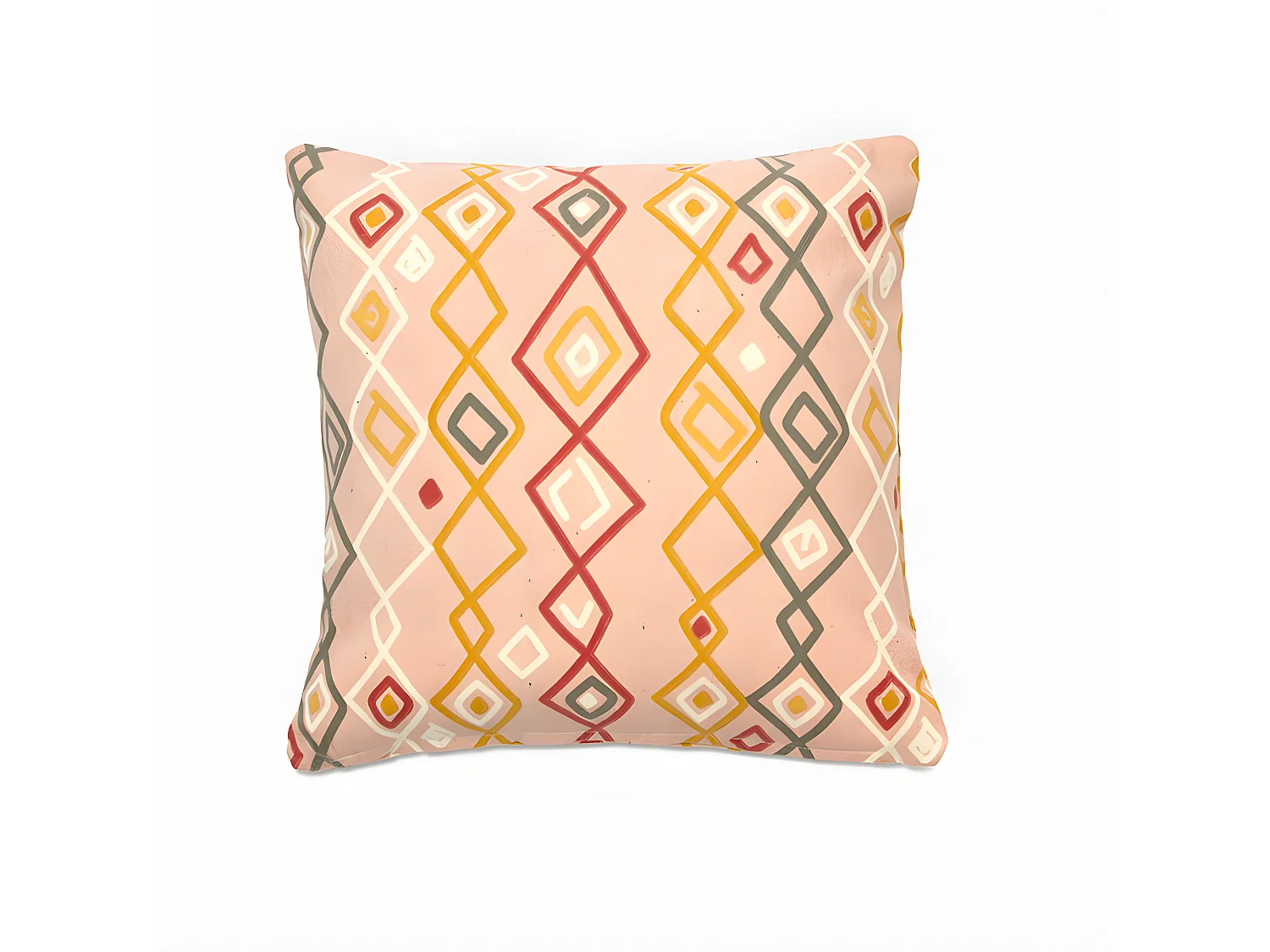 Housse de coussin en coton imprimé M/Abba