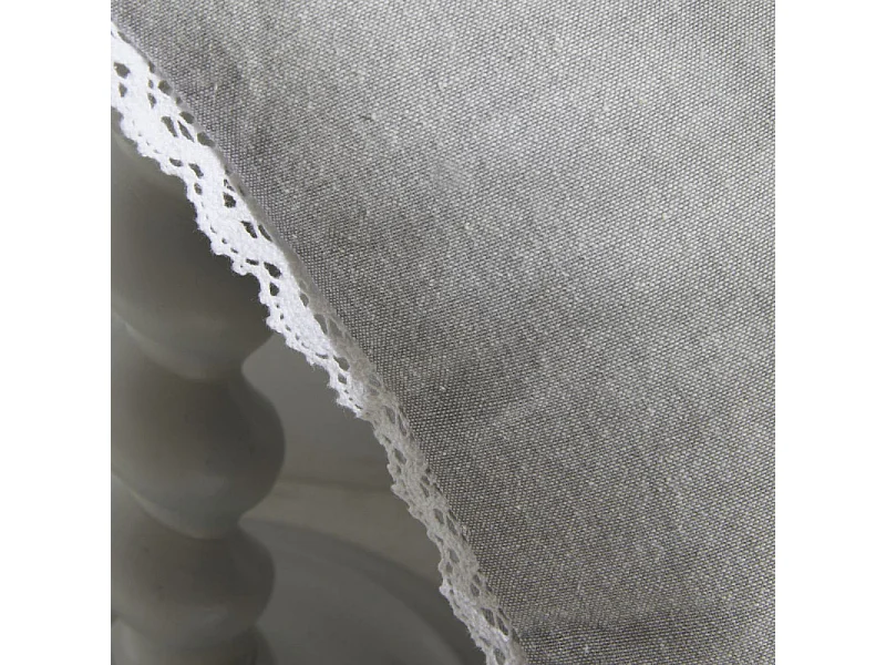 Coussin lisse avec appliques, garniture incluse, 100% coton. M/HeartAcero.03 40x40cm