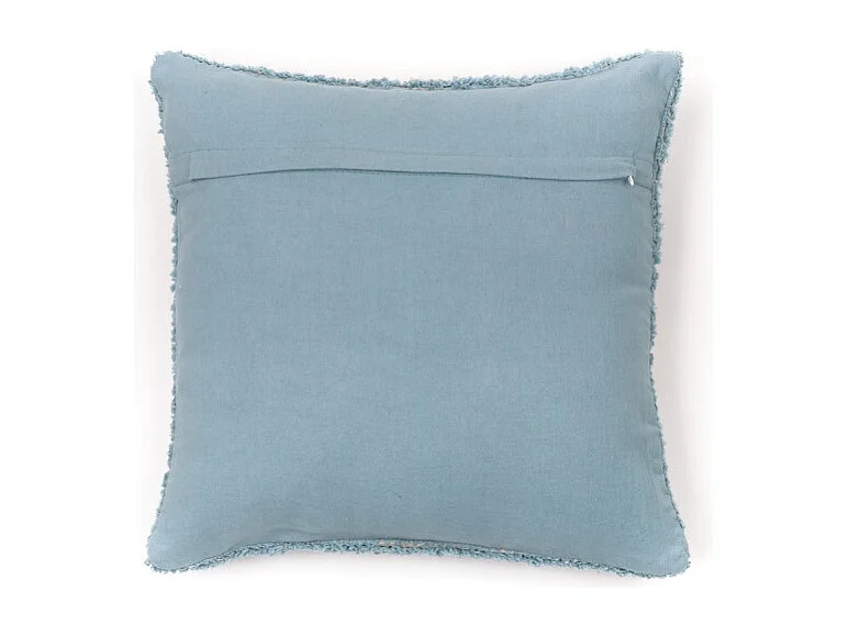 Coussin avec motif animal de remplissage pour enfants, tissu de coton touffeté. M/Hippopotame 40x40cm