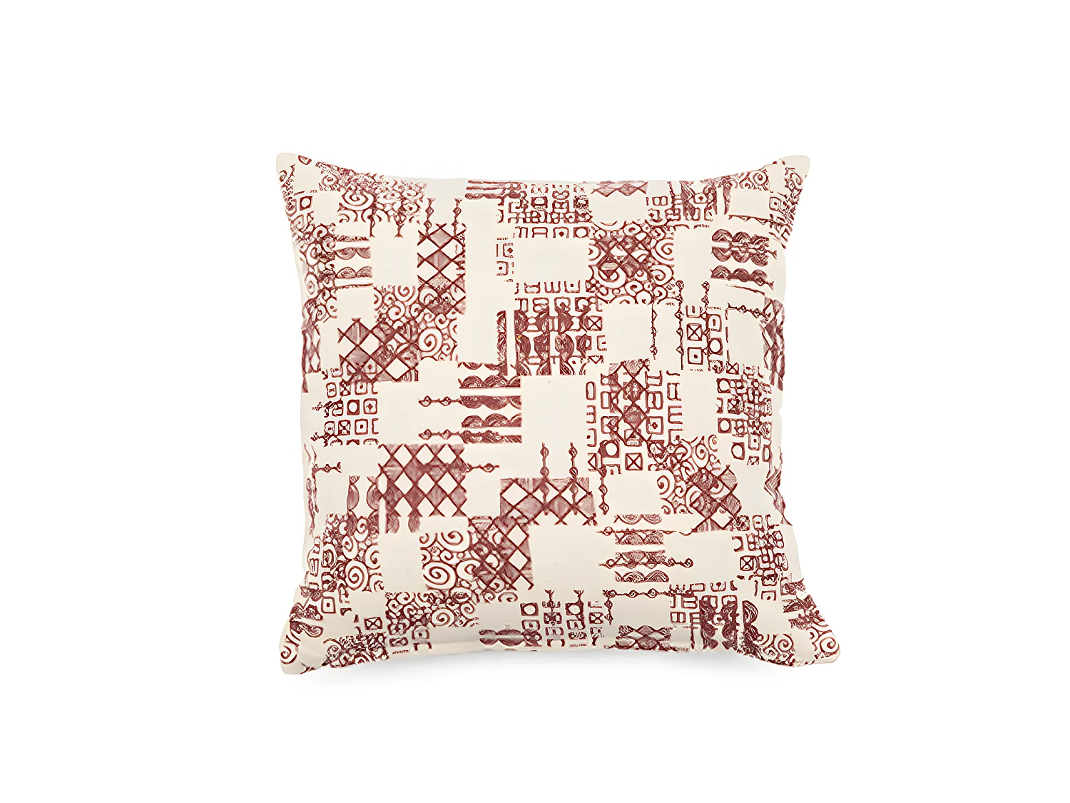 Housse de coussin en coton imprimé M/Bowie