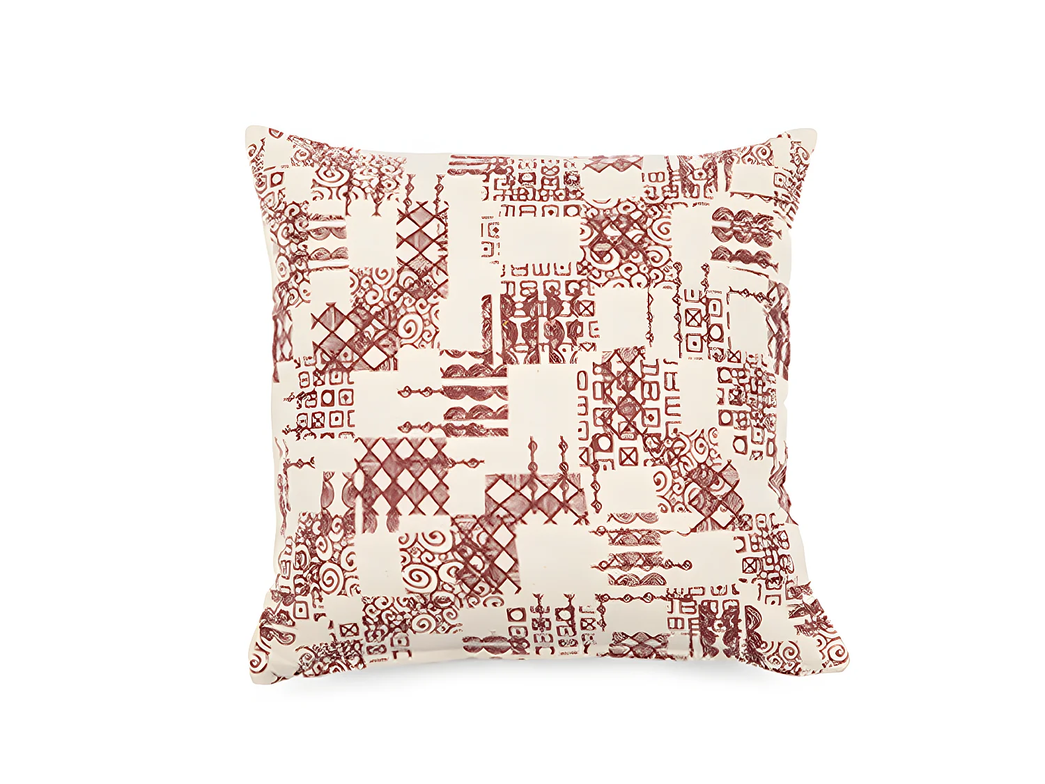 Housse de coussin en coton imprimé M/Bowie